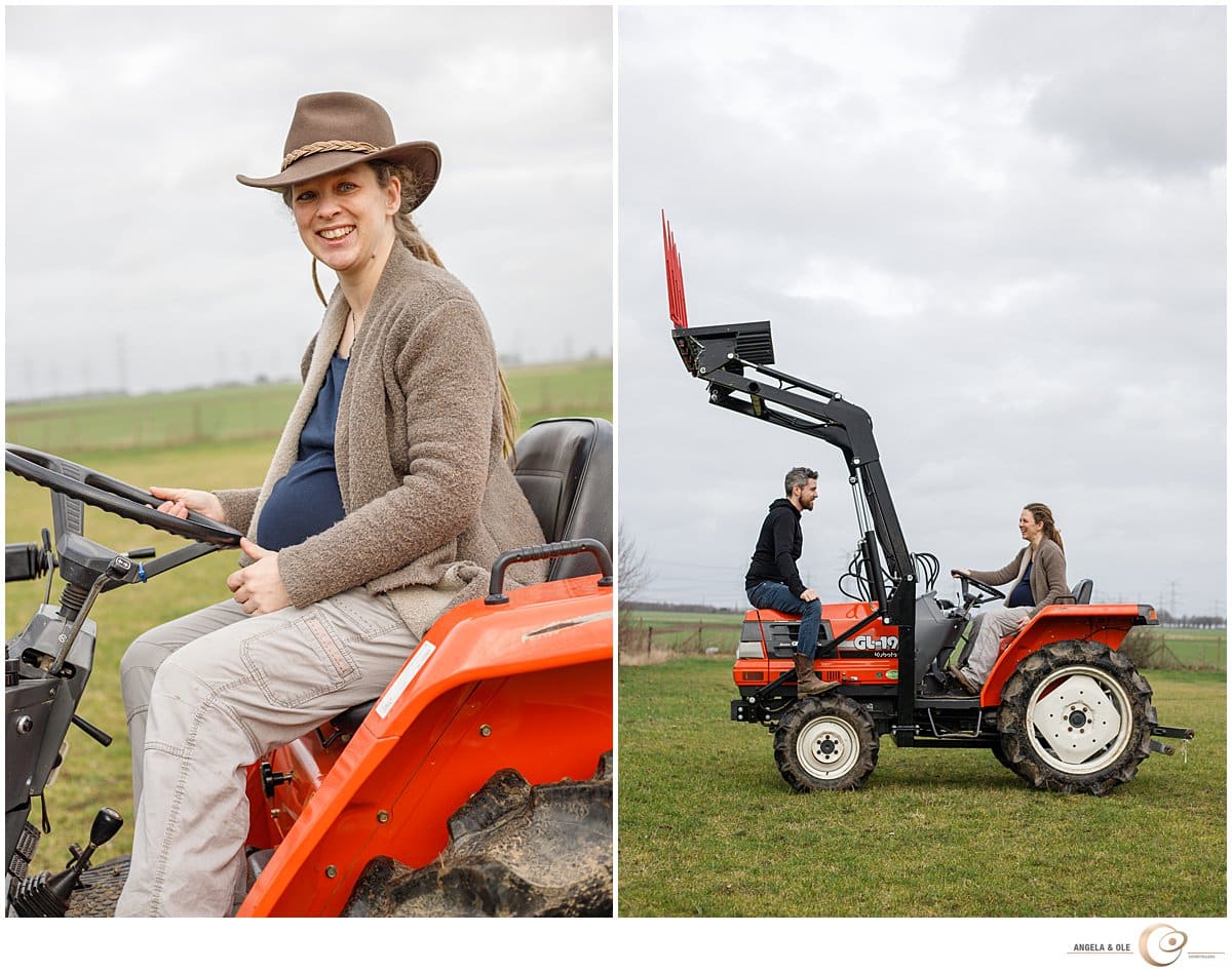 Natürliches Fotoshooting mit Babybauch - Portraitfotograf Köln & NRW